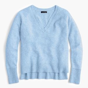 J Crew High Low V neck "supersoft" sweater